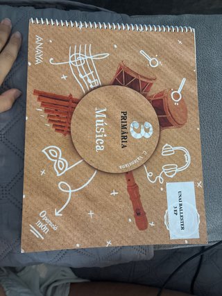 Libro Música 3 Primaria Anaya C. Valenciana