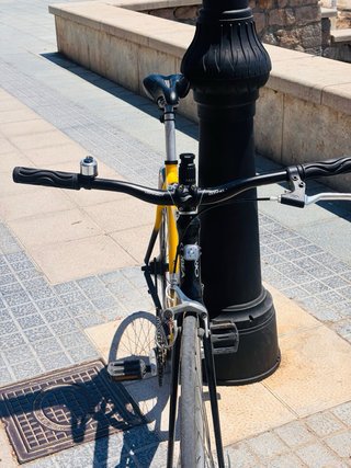 Bicicleta Orbea Amarilla
