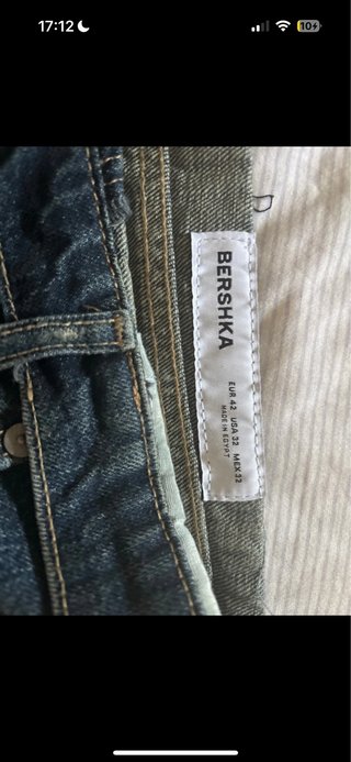 Pantalón corto vaquero Bershka