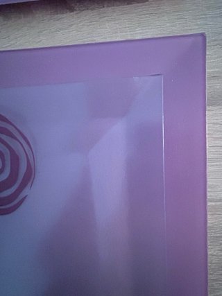 Vajilla Cristal Morado/rosa Diseño moderno