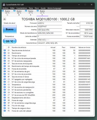Disco Duro Externo Toshiba 1TB USB 3.0