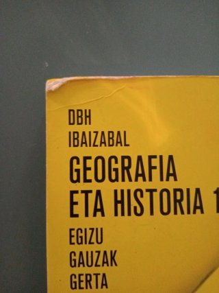 Geografia eta historia, 1 DBH