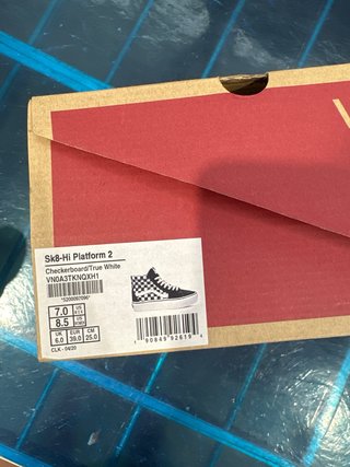 Vans Sk8-Hi Checkerboard Taglia 39
