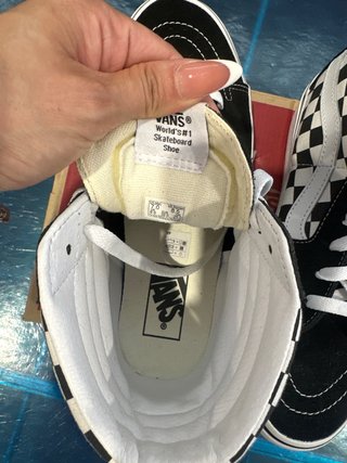 Vans Sk8-Hi Checkerboard Taglia 39