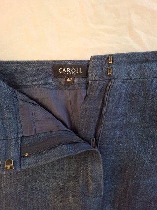 Falda vaquera Caroll Paris T.40