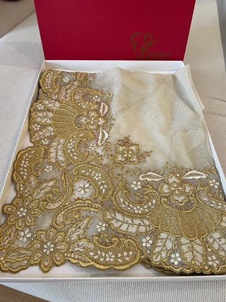 Conjunto Manteleta y Delantal