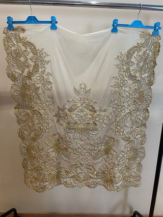 Conjunto Manteleta y Delantal