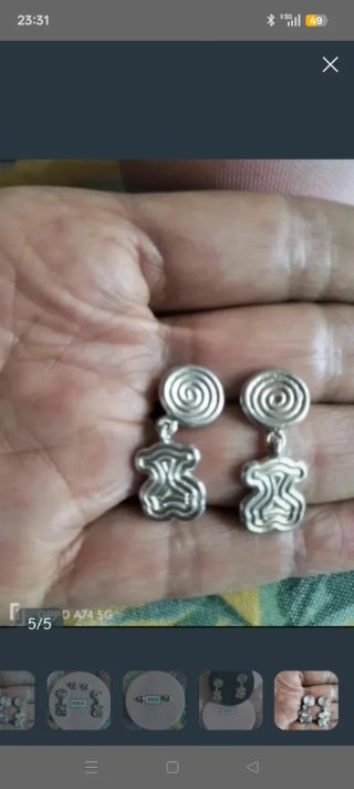 OFERTA SÓLO HOY!!!PENDIENTES TOUS PLATA ORIGINALES