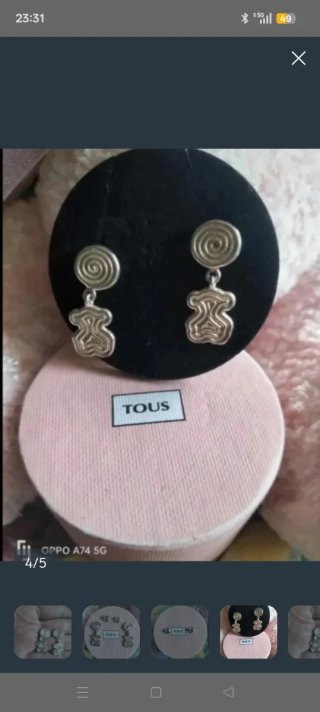 OFERTA SÓLO HOY!!!PENDIENTES TOUS PLATA ORIGINALES