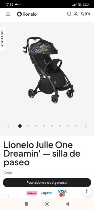 Silla de paseo negra