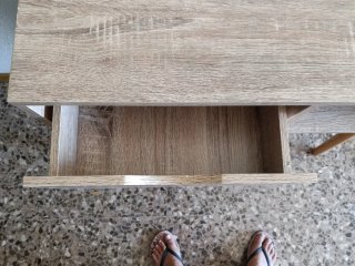 Consola Madera Beige y Marrón
