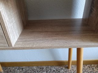Consola Madera Beige y Marrón