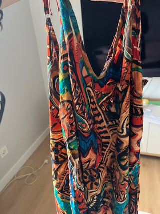 Vestido estampado multicolor