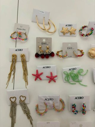 Lote de Pendientes Variados 30 conjuntos