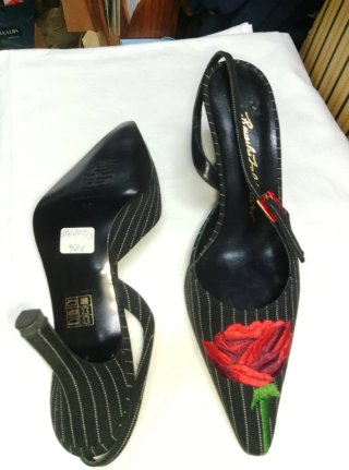 Zapatos Brunomagli Talla 36 Negro/Rojo