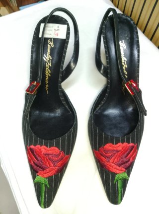 Zapatos Brunomagli Talla 36 Negro/Rojo