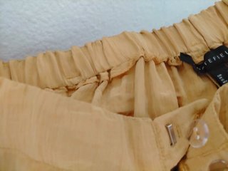Pantalón palazzo Cortefiel mostaza talla L