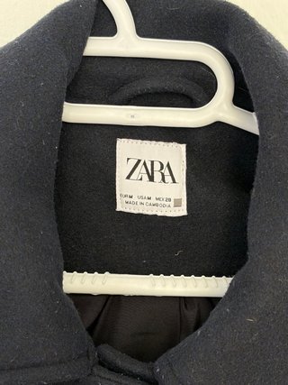 Chaqueta Zara Negra Botones Dorados Talla M