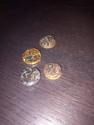 Lotto 4 quadranti e movimenti orologi vintage da r