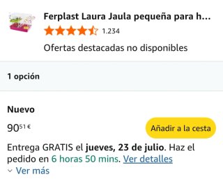 Ferplast Laura Jaula pequeña para hámster