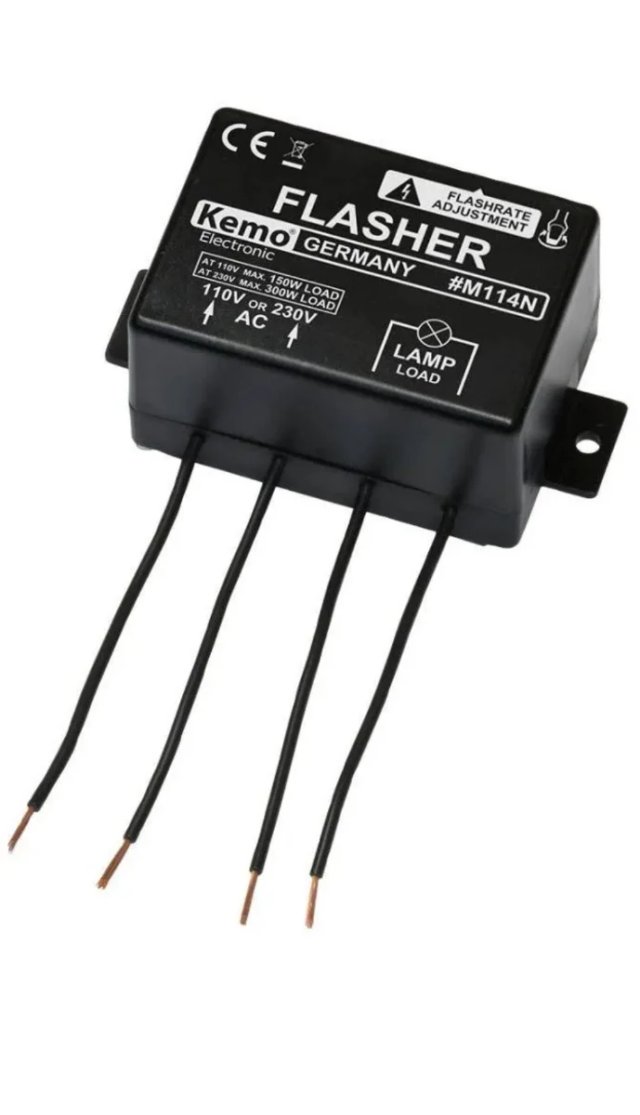 Kemo M114N - Intermitente Lento 240V/AC