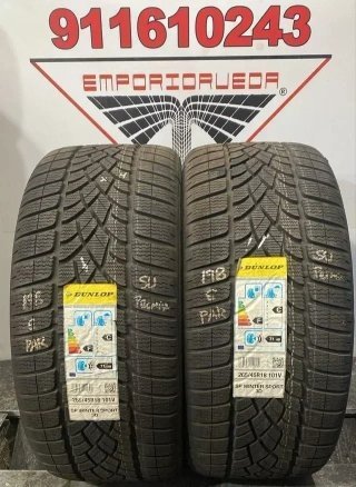 4UD 265 45 18 V DUNLOP RUEDA YA MONTADA PREMIUM