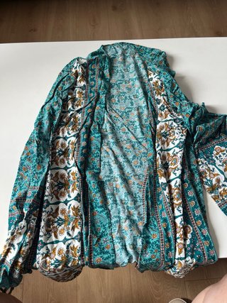 Chaqueta kimono verano estampado floral