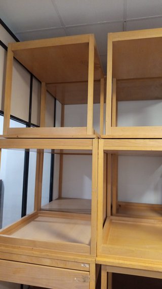 Mesa de trabajo de madera