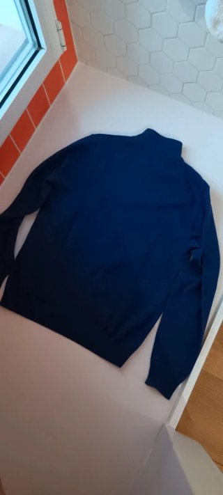 Jersey Fred Perry cremallera azul