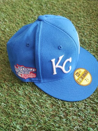 Cappellino New Era KC Blu Tg. 7 1/8