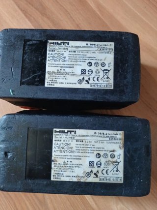 2 Baterías Hilti B36/5.2Ah Li-Ion