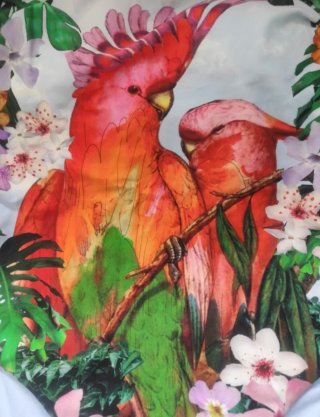Bañador Desigual loro y flores