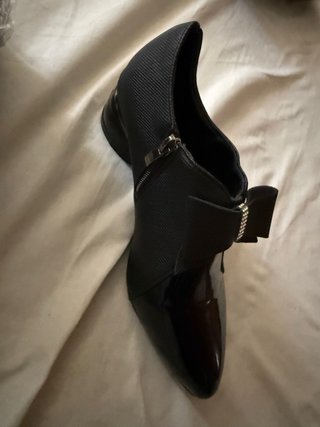 Botin tacon bajo mujer
