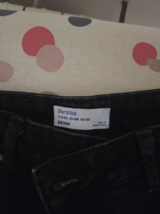 Pantalón corto vaquero negro