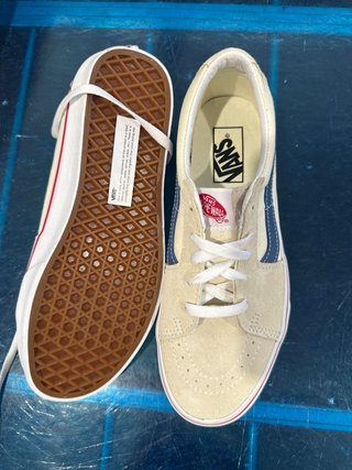 Scarpe Vans Beige/Blu Taglia 40