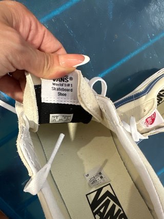 Scarpe Vans Beige/Blu Taglia 40