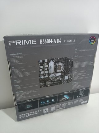 Placa Base Asus Prime B660M A-D4 LGA1700 ddr4 RGB