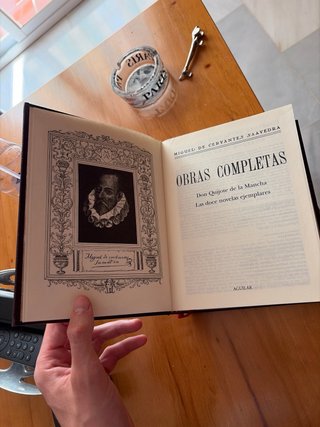 Libro Obras Completas Cervantes - Ed. Aguilar 2003