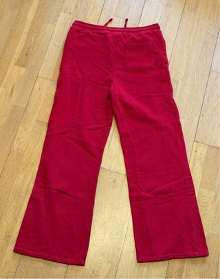 Pantalón de chándal rojo