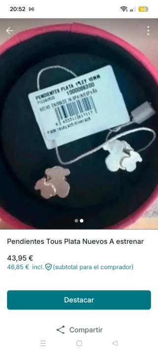 OFERTA PENDIENTES TOUS PLATA NUEVOS