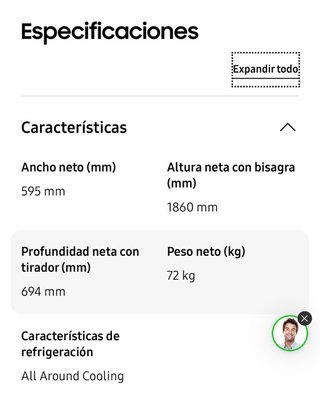 Congelador Vertical Samsung RZ32C7BEES9/EF