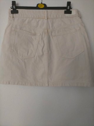 Falda beige mujer, vaquera