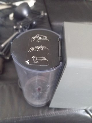 Macchina da caffè Nespresso grigia