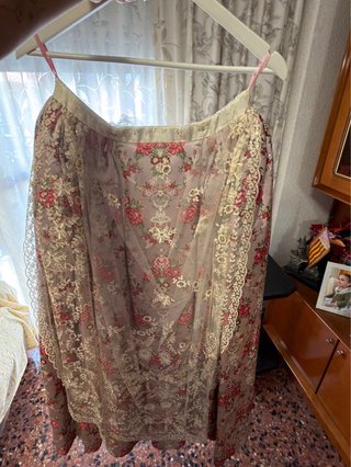 Traje Fallera Rosa Floral