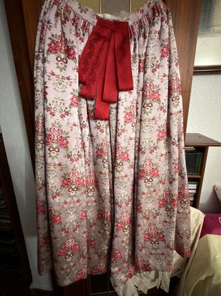Traje Fallera Rosa Floral