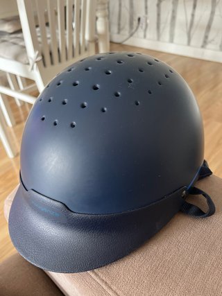 Casco de hípica azul marino