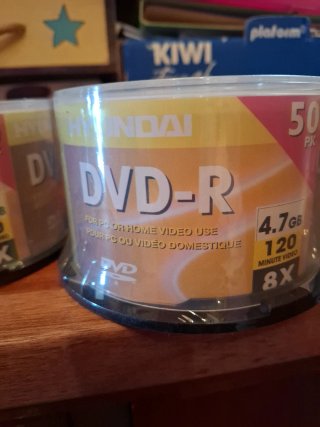 DVD-R Hyundai 50 Unidades 4.7GB 120 Min