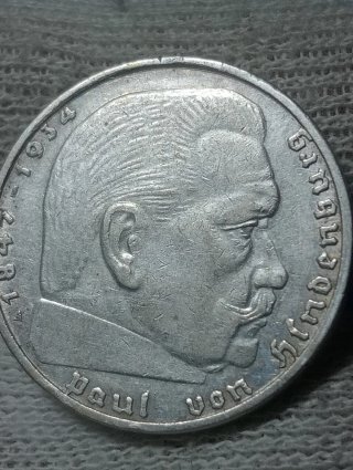 Moneta Argento Germania 2 Reichsmark 1937 lotto 2