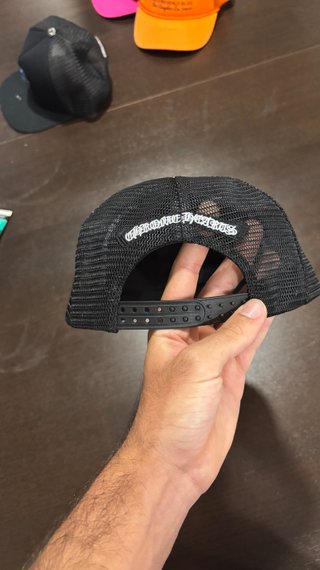 Gorra Trucker Chrome Hearts Negra