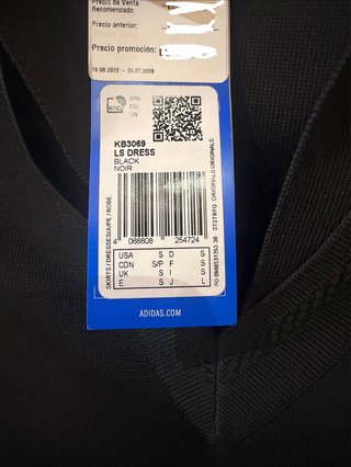 Vestido Adidas Tubo Talla S